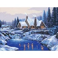 Image of Grafitec Reflections in the Snow Tapestry Canvas