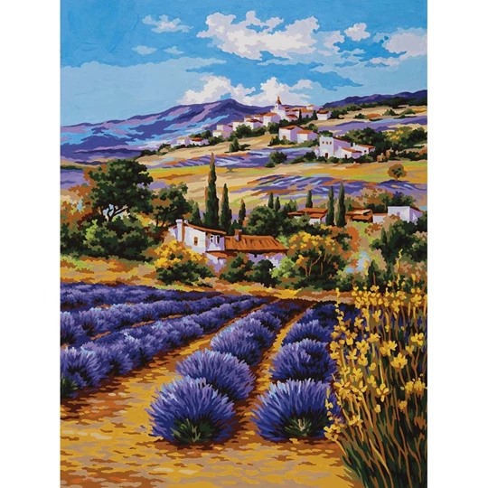Image 1 of Grafitec Lavender Fields Tapestry Canvas