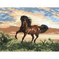 Image of Grafitec Prancing Horse Tapestry Canvas