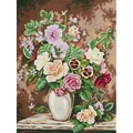 Image of Grafitec Floral Arrangement Tapestry Canvas