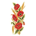 Image of Grafitec Poppies and Wheat Tapestry Canvas