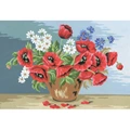 Image of Grafitec Poppy Bouquet Tapestry Canvas