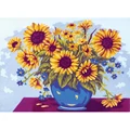 Image of Grafitec Sunflowers Tapestry Canvas