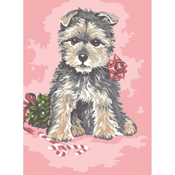 Grafitec Dressed up Pup Tapestry Canvas