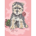 Image of Grafitec Dressed up Pup Tapestry Canvas