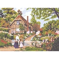 Image of Grafitec Cottage Gate Tapestry Canvas