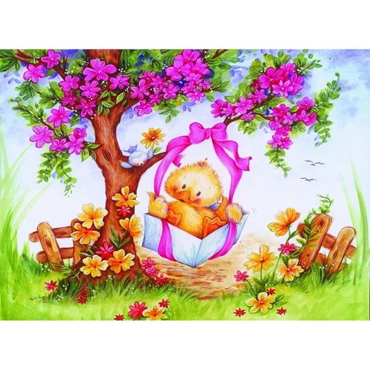 Image 1 of Grafitec Duckling Swing Tapestry Canvas
