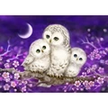 Image of Grafitec Owl Family Tapestry Canvas