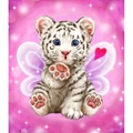 Image of Grafitec Baby Tiger Kiss Tapestry Canvas