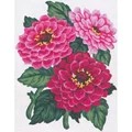 Image of Grafitec Pink Chrysanthemums Tapestry Canvas