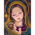 Image of Grafitec Madonna and Child II Tapestry Canvas