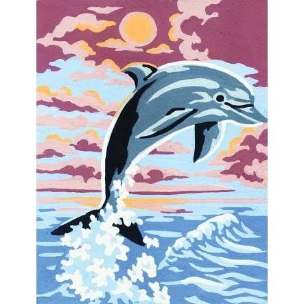 Image 1 of Grafitec Dolphin Tapestry Canvas