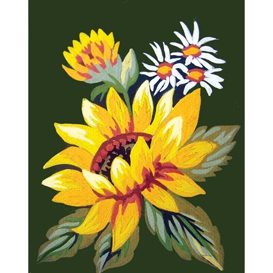 Image 1 of Grafitec Sunflower Tapestry Canvas
