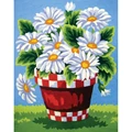 Image of Grafitec White Daisies Tapestry Canvas