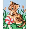 Image of Grafitec Tiger Cub Tapestry Canvas