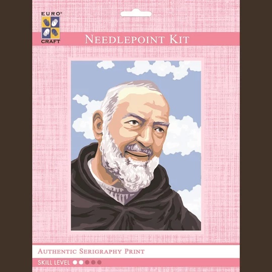 Image 1 of Grafitec Padre Pio Portrait Tapestry Kit