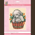 Image of Grafitec Puppy in Tulips Tapestry Kit