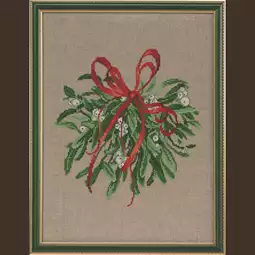 Permin Mistletoe Christmas Cross Stitch Kit