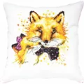 Image of Luca-S Foxes Pillow Cross Stitch Kit