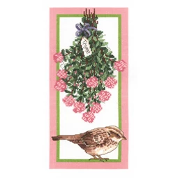 Janlynn Floral Sparrow Cross Stitch Kit