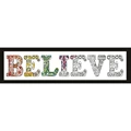 Image of Design Works Crafts Zenbroidery - Believe Embroidery Fabric