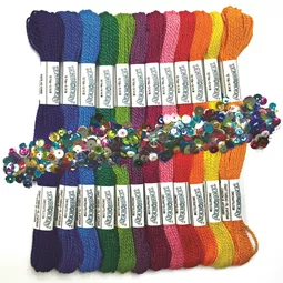 Design Works Crafts Zenbroidery Rainbow Trim Pack Embroidery