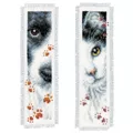Image of Vervaco Dog and Cat Bookmarks Cross Stitch Kit