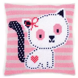 Vervaco Kitten Cushion Cross Stitch