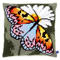 Vervaco Butterfly Cushion Cross Stitch Kit