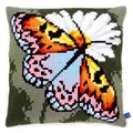 Image of Vervaco Butterfly Cushion Cross Stitch Kit