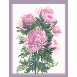 RIOLIS Bouquet of Chrysanthemums Cross Stitch Kit