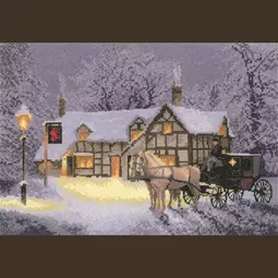 Heritage Christmas Inn - Aida Cross Stitch Kit