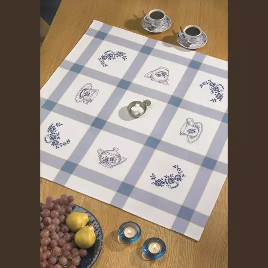 Image 1 of Permin Kitchen Tablecloth Cross Stitch