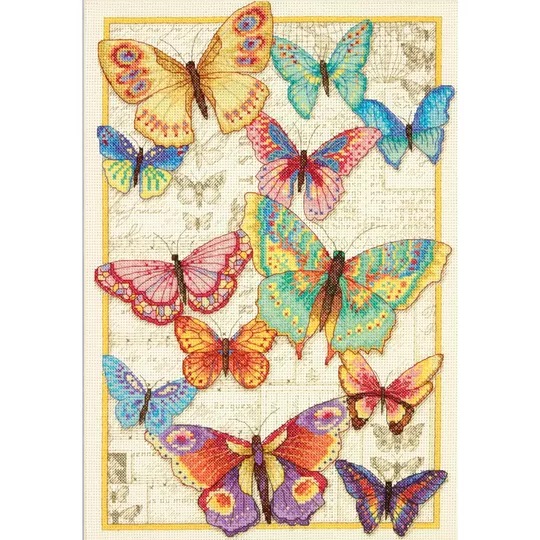 Image 1 of Dimensions Butterfly Beauty Cross Stitch Kit