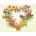 Image of Dimensions Wildflower Wreath Cross Stitch Kit