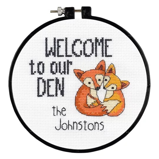 Image 1 of Dimensions Our Den Cross Stitch Kit