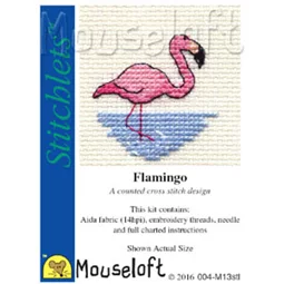Mouseloft Flamingo Cross Stitch Kit