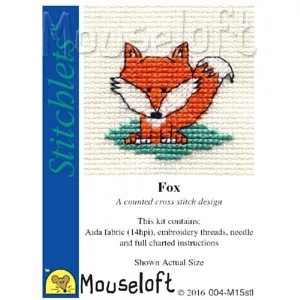 Image 1 of Mouseloft Fox Cross Stitch Kit