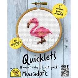 Mouseloft Quicklets - Flamingo Cross Stitch Kit
