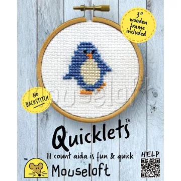 Image 1 of Mouseloft Quicklets - Penguin Cross Stitch Kit