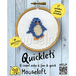 Mouseloft Quicklets - Penguin Cross Stitch Kit