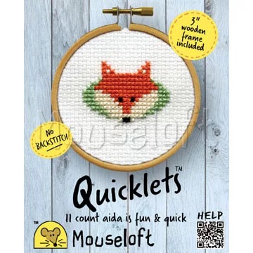 Image 1 of Mouseloft Quicklets - Fox Cross Stitch Kit