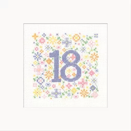 Heritage Occasions Card - 18 Cross Stitch Kit