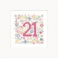 Image of Heritage Occasions Card - 21 Cross Stitch Kit