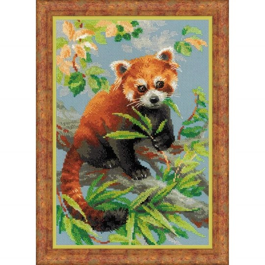 Image 1 of RIOLIS Red Panda Cross Stitch Kit