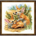 Image of RIOLIS Desert Foxes Cross Stitch Kit
