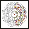Image of Design Works Crafts Zenbroidery - Sewing Mandala Embroidery Fabric