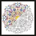 Image of Design Works Crafts Zenbroidery - Kitchen Mandala Embroidery Fabric