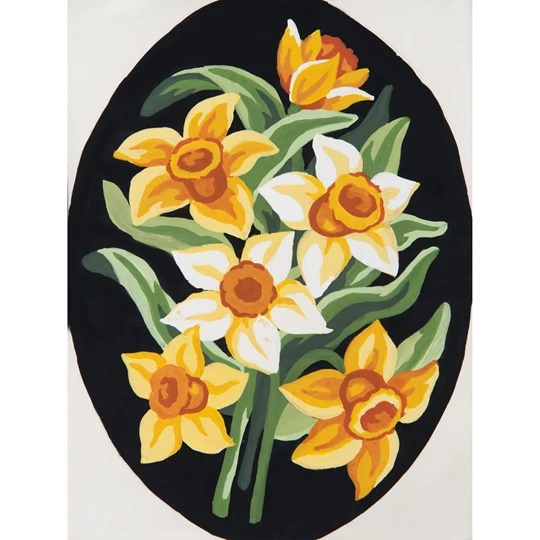 Image 1 of Grafitec Yellow Daffs Tapestry Canvas