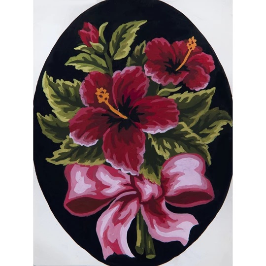 Image 1 of Grafitec Hibiscus Bow Tapestry Canvas